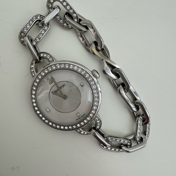 Swarovski Aila White Bracelet Watch - Picture 2 of 5